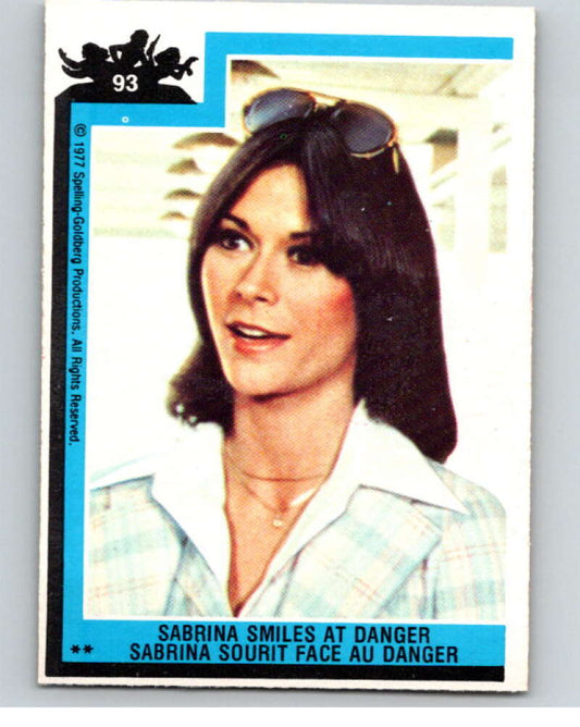 1977 OPC Charlie's Angels #93 Sabrina Smiles at Danger   V67311 Image 1