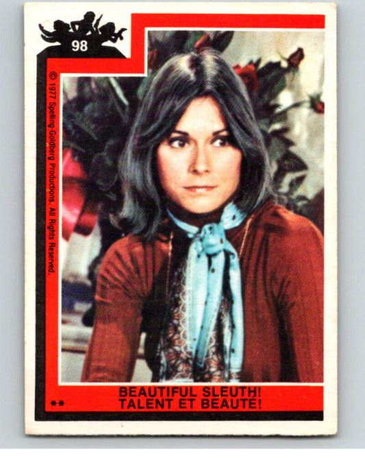 1977 OPC Charlie's Angels #98 Beautiful Sleuth   V67318 Image 1