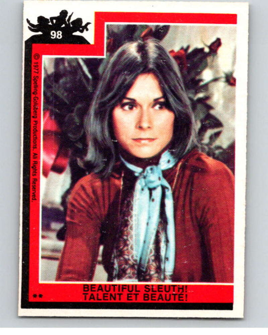 1977 OPC Charlie's Angels #98 Beautiful Sleuth   V67320 Image 1
