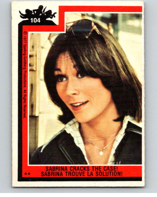 1977 OPC Charlie's Angels #104 Sabrina Cracks the Case   V67325 Image 1