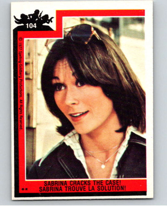1977 OPC Charlie's Angels #104 Sabrina Cracks the Case   V67326 Image 1