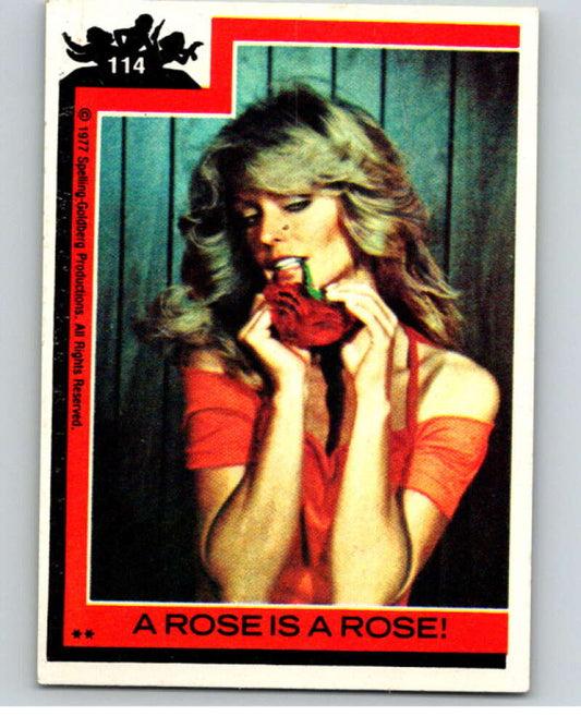 1977 OPC Charlie's Angels #114 A Rose Is A Rose   V67337 Image 1