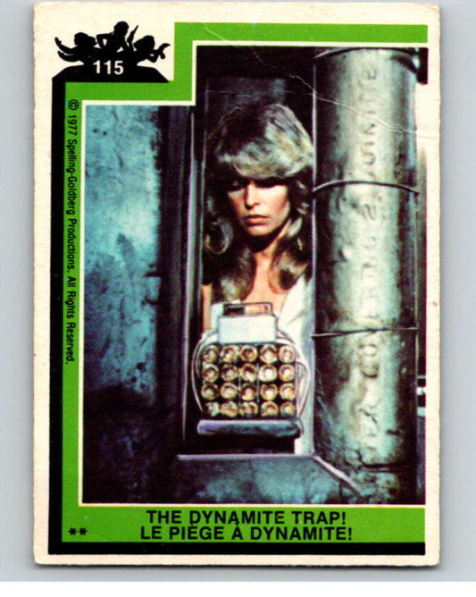 1977 OPC Charlie's Angels #115 The Dynamite Trap   V67339 Image 1