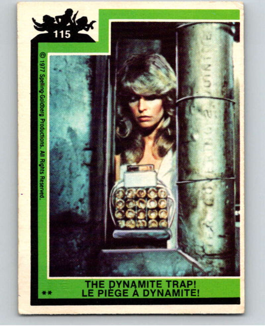 1977 OPC Charlie's Angels #115 The Dynamite Trap   V67340 Image 1