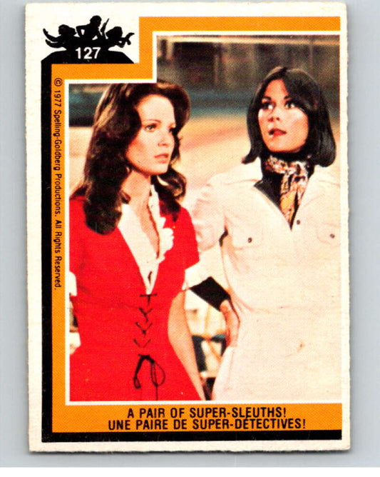 1977 OPC Charlie's Angels #127 A Pair of Super-Sleuths   V67353 Image 1