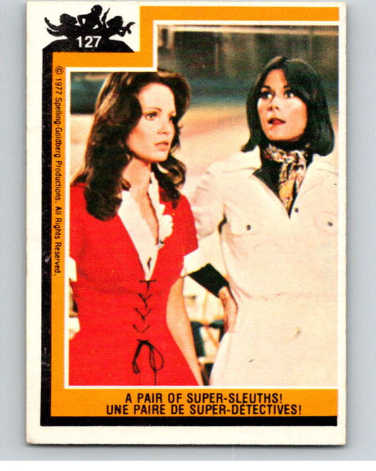 1977 OPC Charlie's Angels #127 A Pair of Super-Sleuths   V67354 Image 1