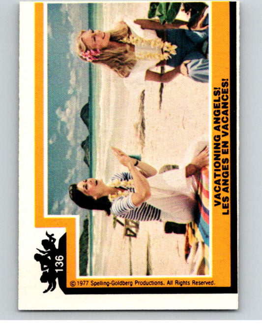 1977 OPC Charlie's Angels #136 Vacationing Angels   V67365 Image 1