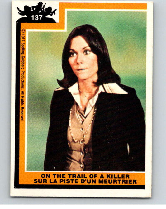 1977 OPC Charlie's Angels #137 On The Trail of a Killer   V67366 Image 1
