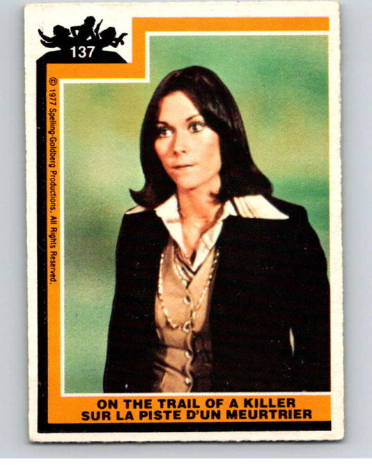 1977 OPC Charlie's Angels #137 On The Trail of a Killer   V67367 Image 1
