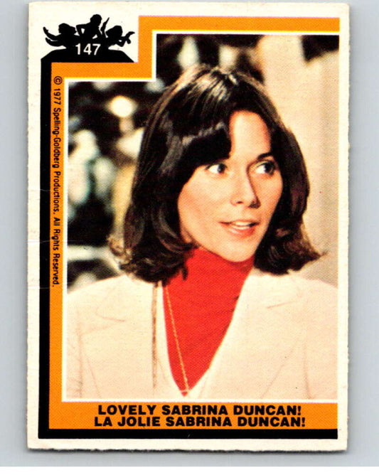 1977 OPC Charlie's Angels #147 Lovely Sabrina Duncan   V67382 Image 1