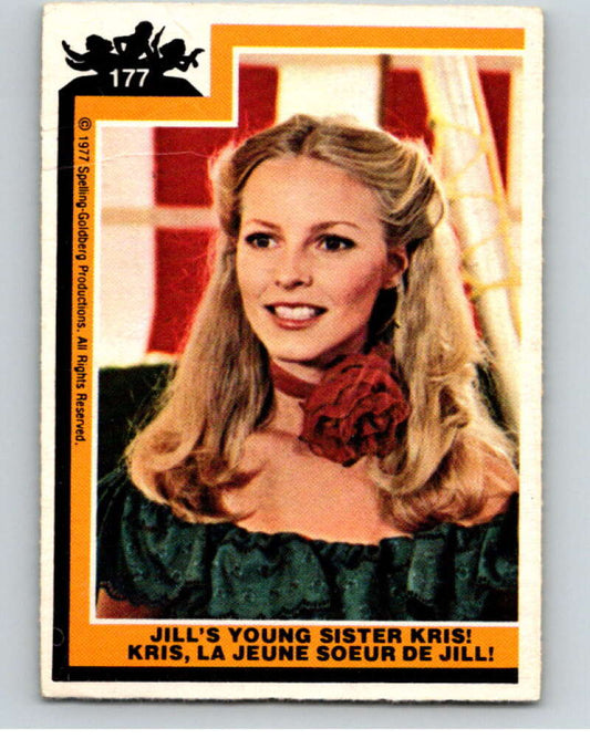 1977 OPC Charlie's Angels #177 Jill's Young Sister Kris   V67420 Image 1