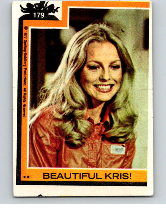 1977 OPC Charlie's Angels #179 Beautiful Kris   V67423 Image 1