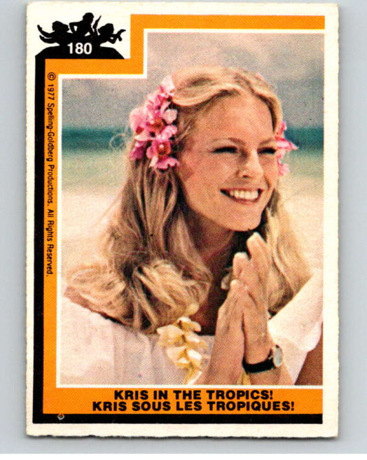 1977 OPC Charlie's Angels #180 Kris in the Tropics   V67426 Image 1