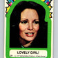 1977 Topps Charlie's Angels Stickers #21 Lovely Girl   V67452 Image 1