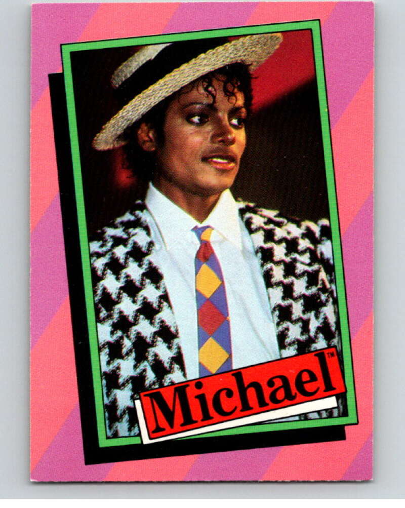 1984 Topps Michael Jackson #1 Michael Jackson   V67459 Image 1