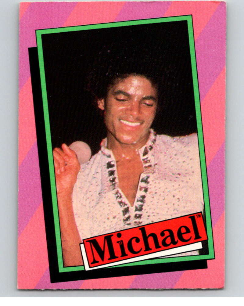 1984 Topps Michael Jackson #3 Michael Jackson's album Thriller  V67465 Image 1