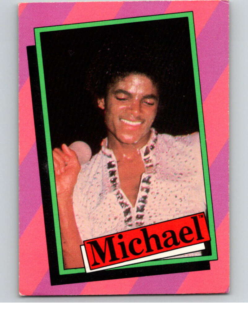 1984 Topps Michael Jackson #3 Michael Jackson's album Thriller  V67467 Image 1