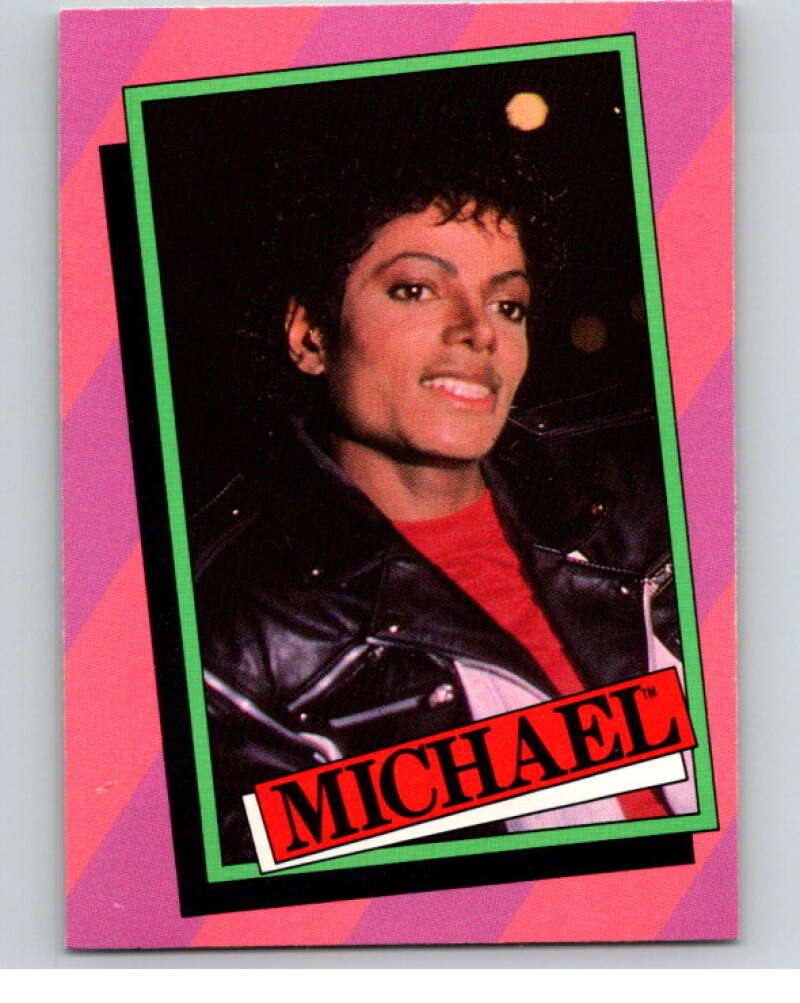 1984 Topps Michael Jackson #4 Michael 8 top ten hits  V67471 Image 1