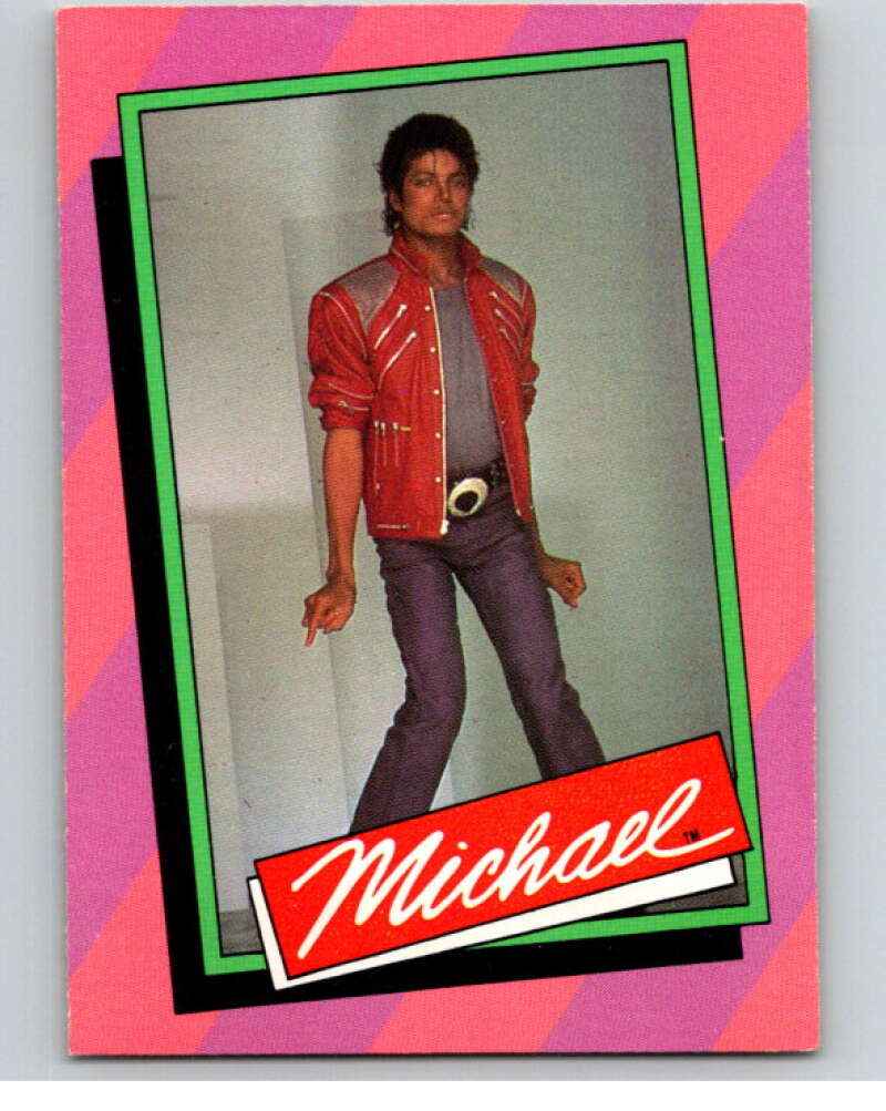 1984 Topps Michael Jackson #7 Michael's video for Beat It  V67481 Image 1