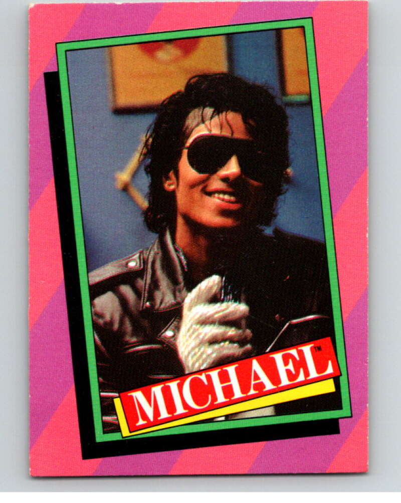 1984 Topps Michael Jackson #8 Michael loves children V67483 Image 1
