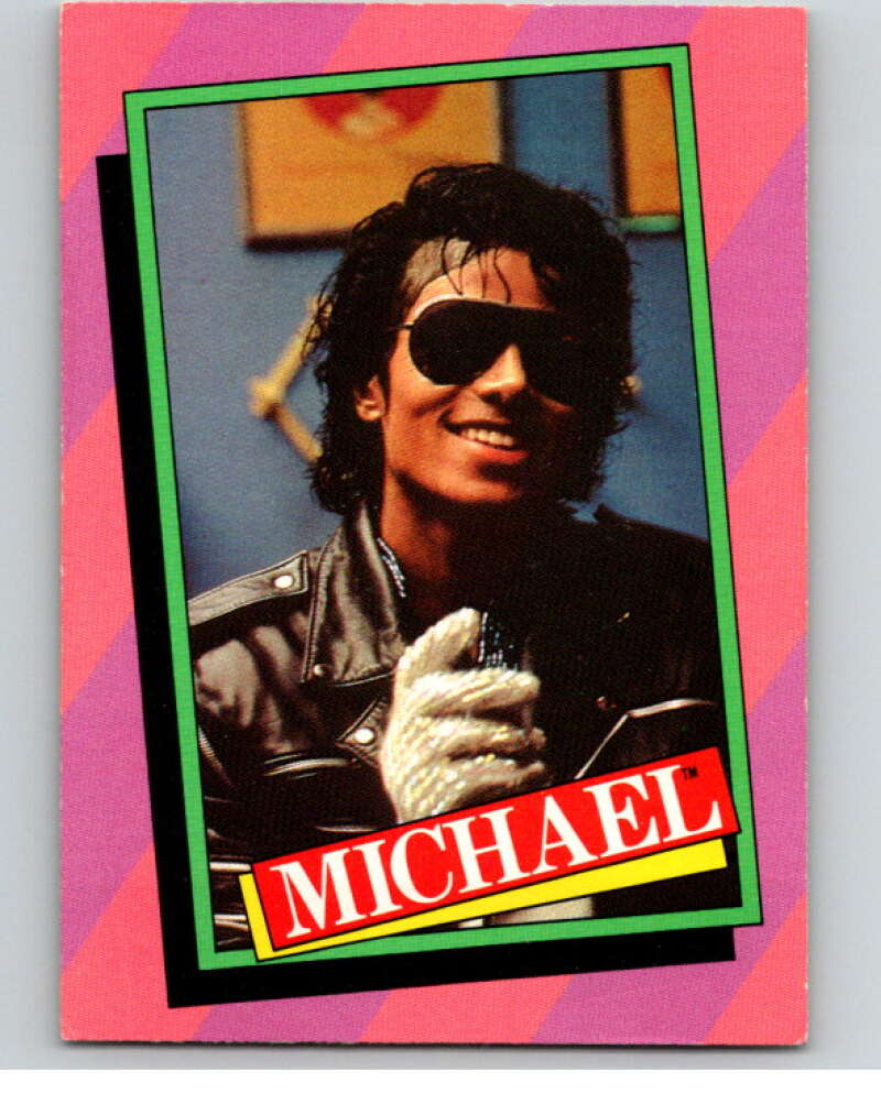 1984 Topps Michael Jackson #8 Michael loves children V67485 Image 1