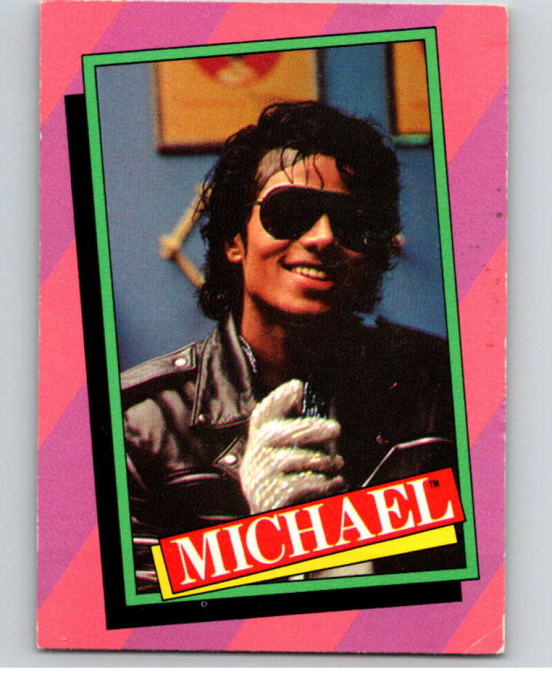 1984 Topps Michael Jackson #8 Michael loves children V67486 Image 1
