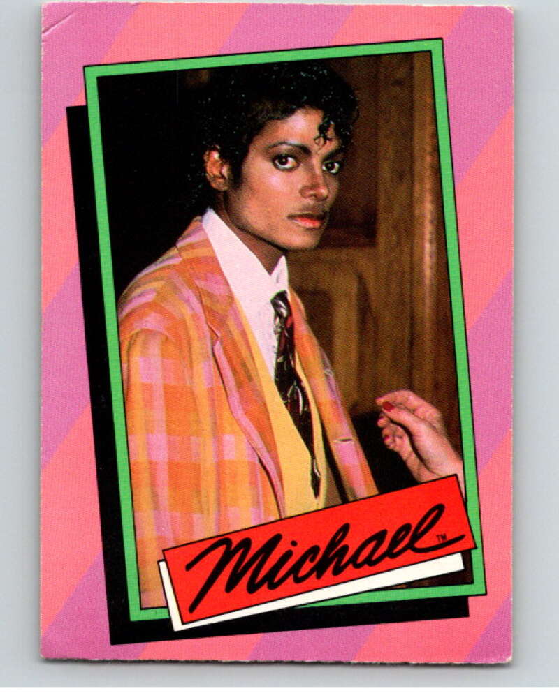1984 Topps Michael Jackson #9 While maintaining his position  V67488 Image 1