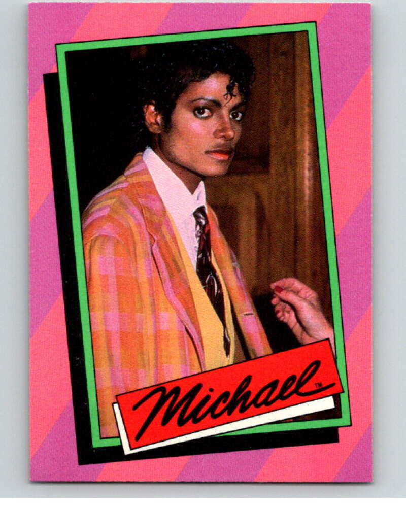 1984 Topps Michael Jackson #9 While maintaining his position  V67490 Image 1