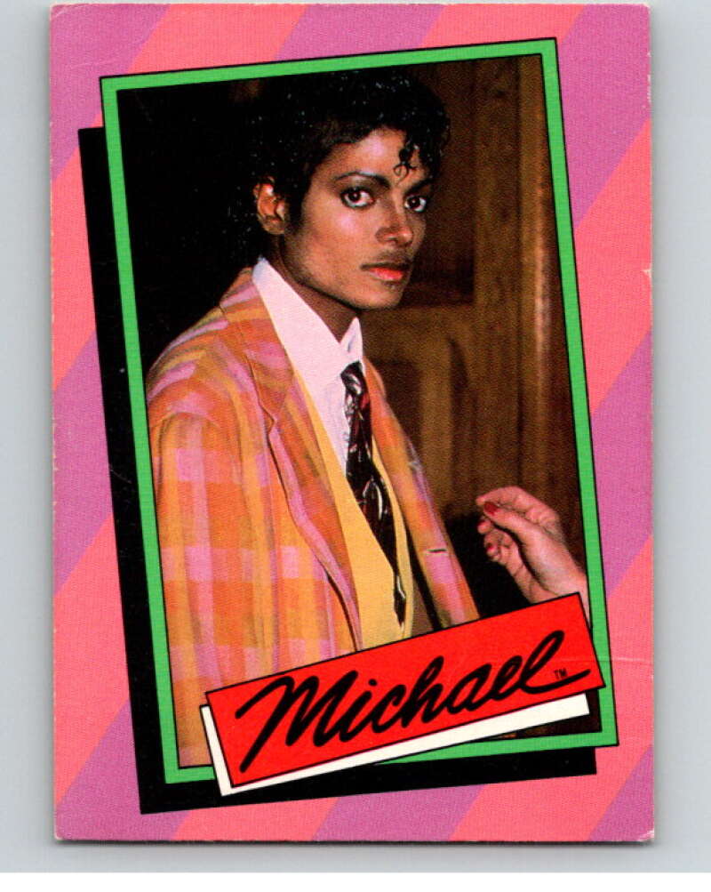 1984 Topps Michael Jackson #9 While maintaining his position  V67492 Image 1