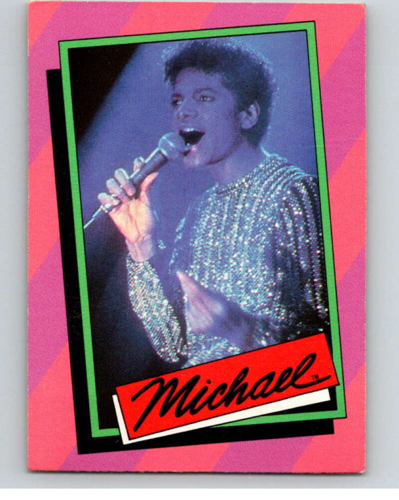 1984 Topps Michael Jackson #16 The 1980s are a watershed  V67519 Image 1