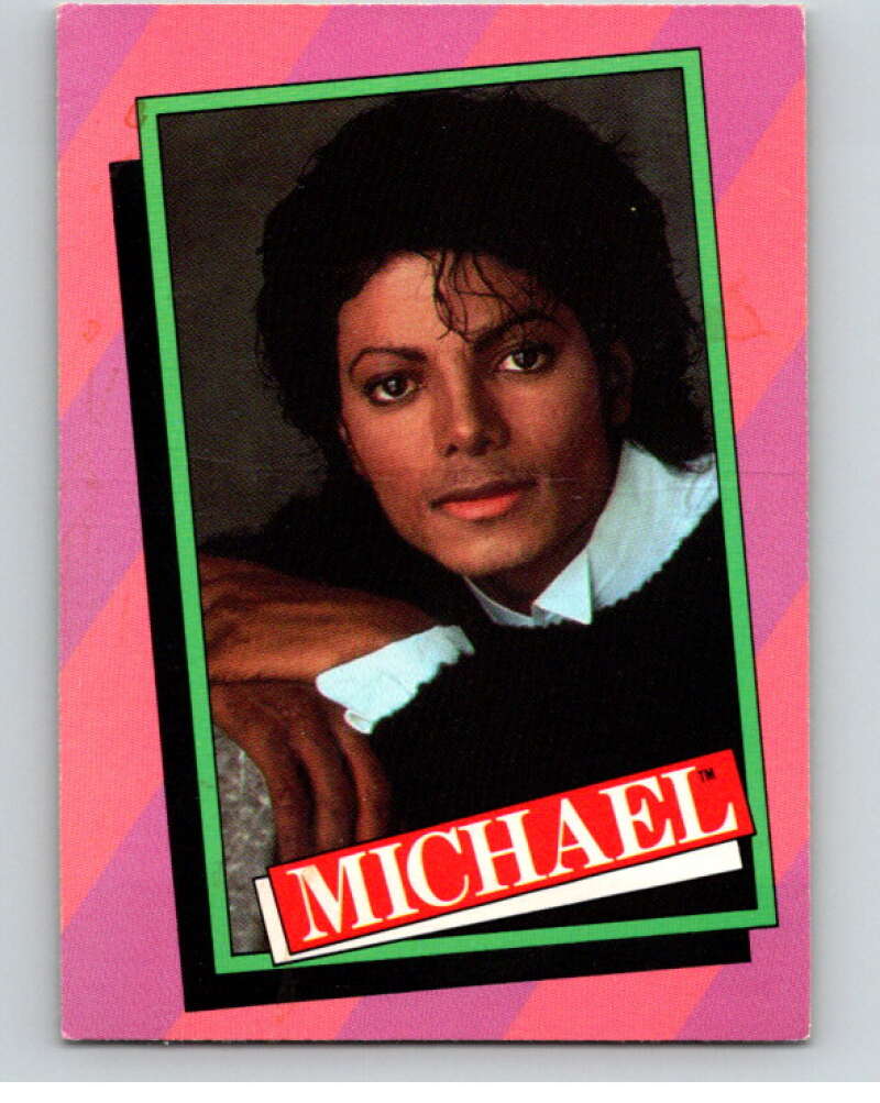 1984 Topps Michael Jackson #17 The very first record  V67520 Image 1