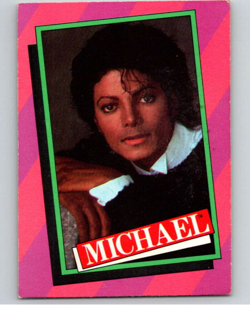 1984 Topps Michael Jackson #17 The very first record  V67522 Image 1