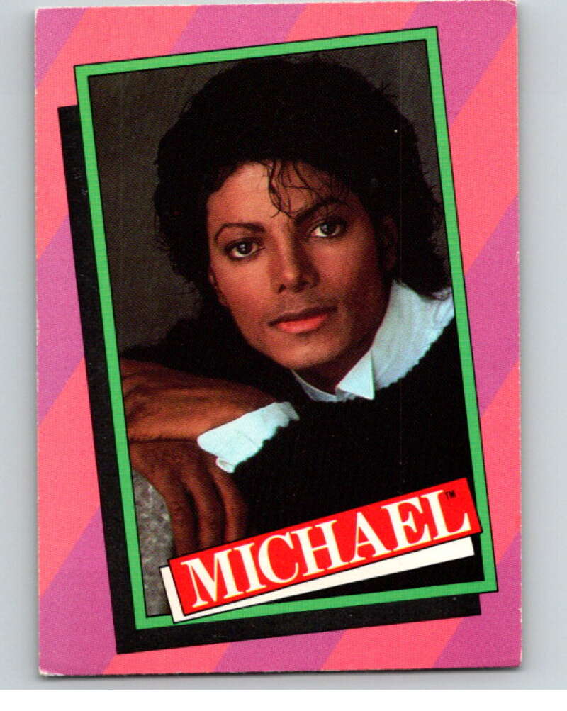 1984 Topps Michael Jackson #17 The very first record  V67523 Image 1