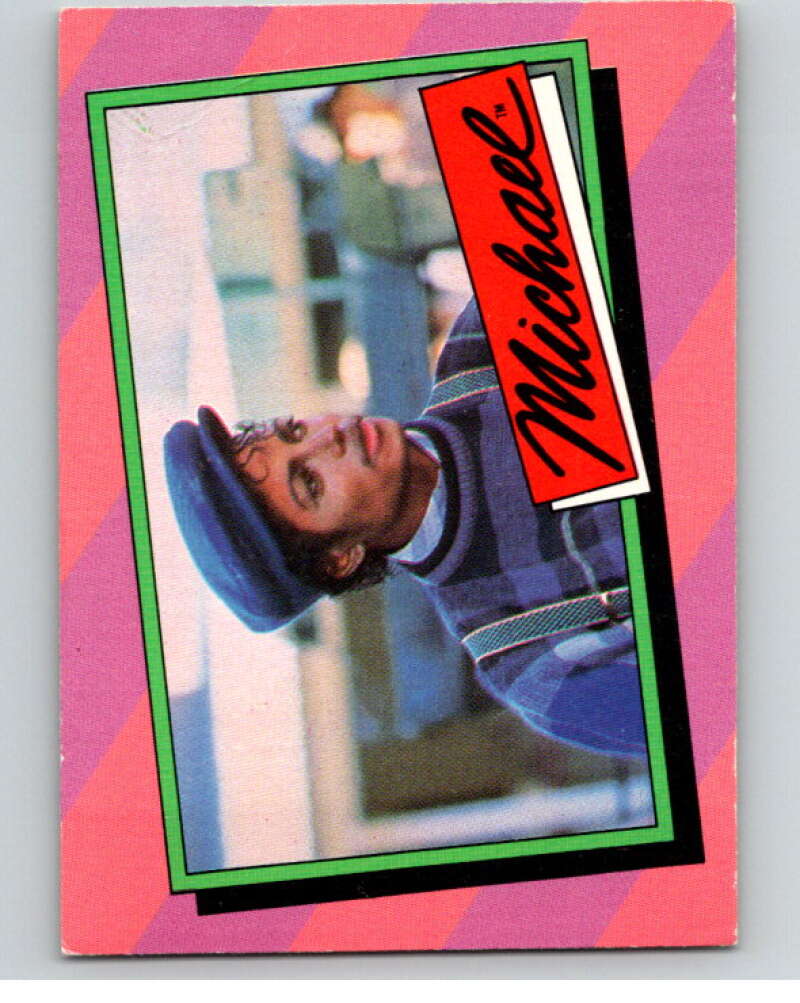 1984 Topps Michael Jackson #22 Michael Jackson is a genuinely  V67544 Image 1