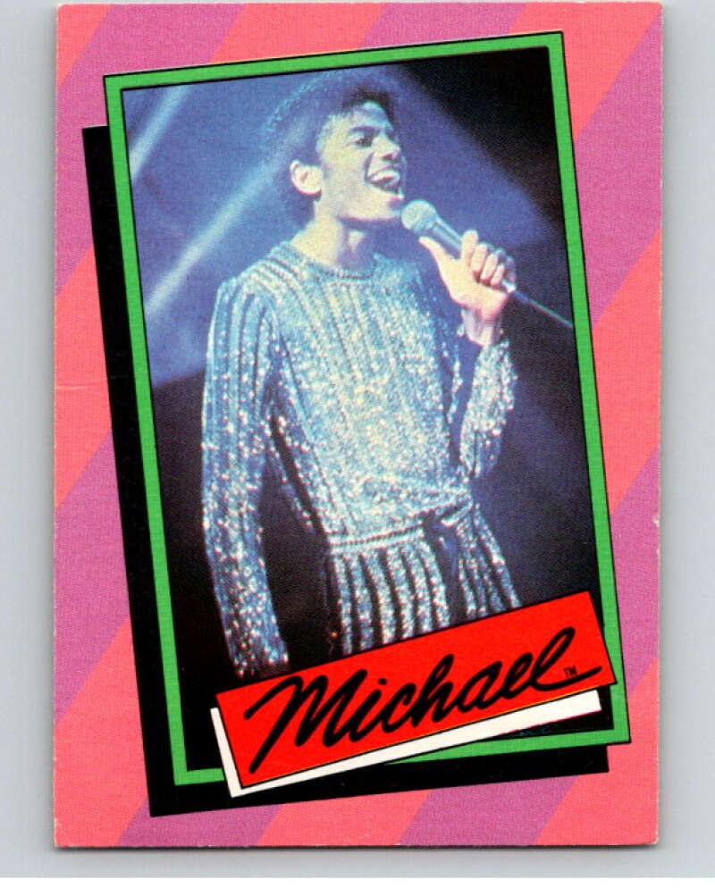 1984 Topps Michael Jackson #23 Michael Jackson's electric live  V67548 Image 1