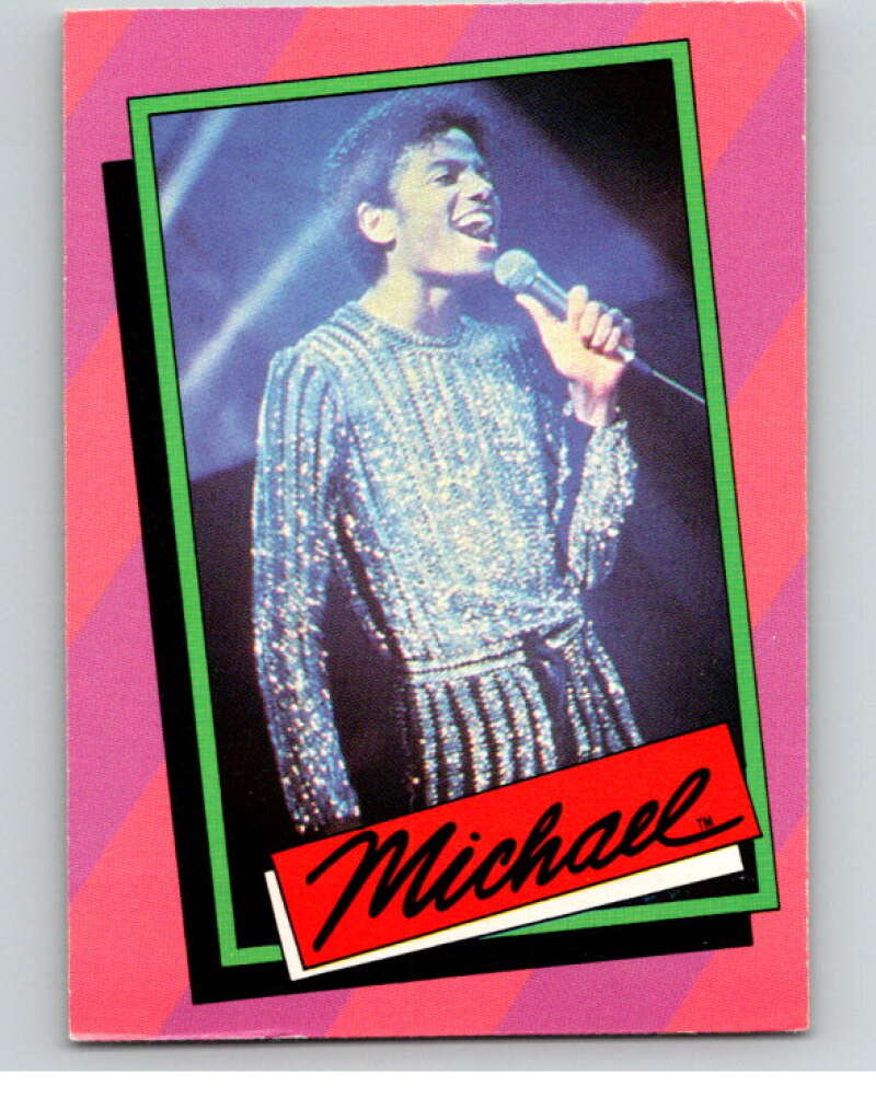 1984 Topps Michael Jackson #23 Michael Jackson's electric live  V67549 Image 1