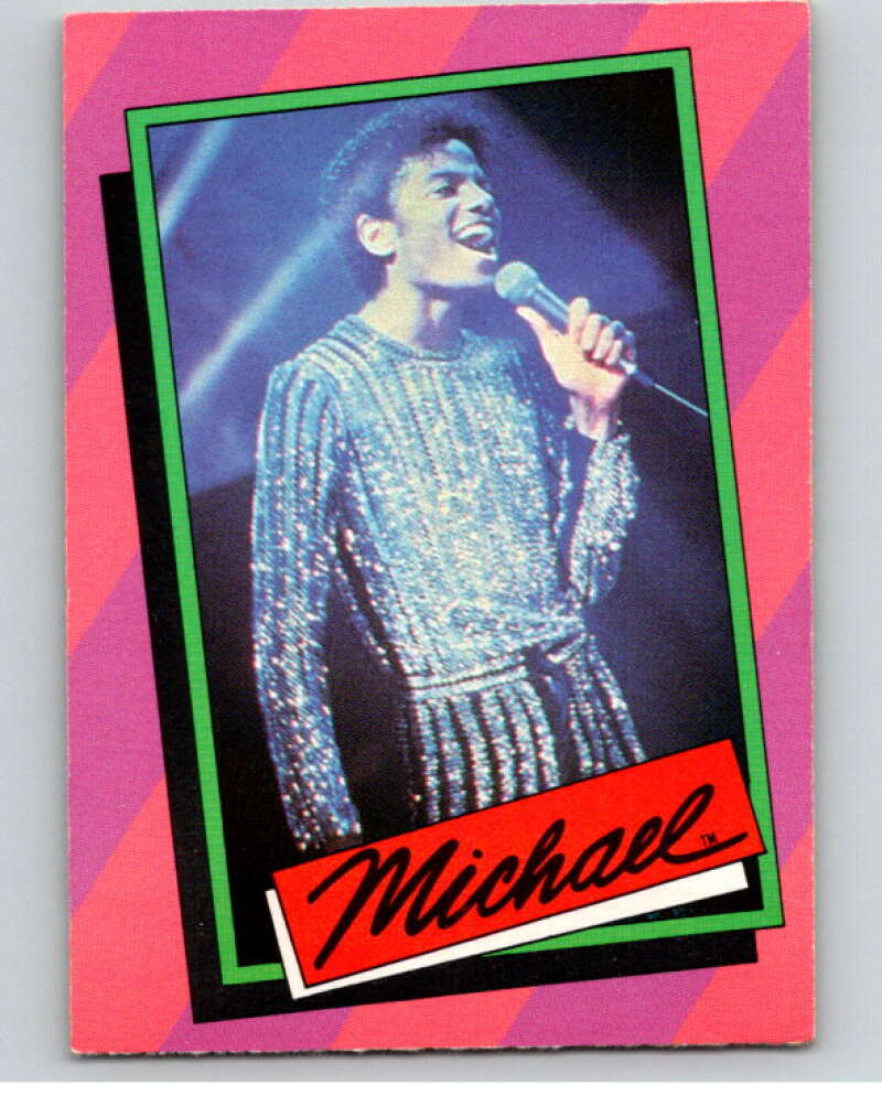 1984 Topps Michael Jackson #23 Michael Jackson's electric live  V67550 Image 1