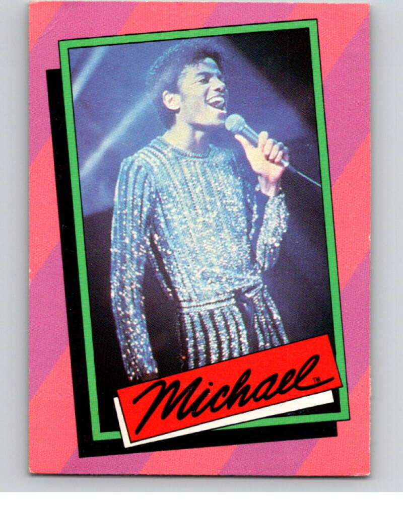 1984 Topps Michael Jackson #23 Michael Jackson's electric live  V67551 Image 1