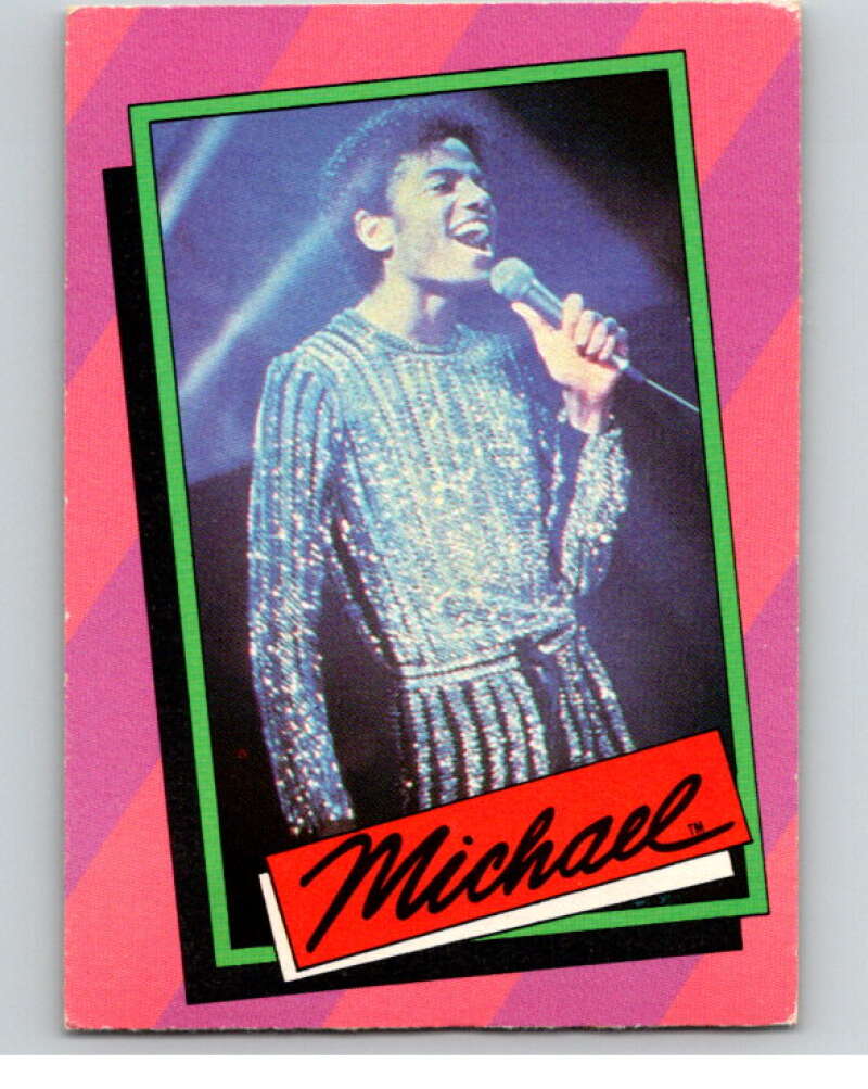 1984 Topps Michael Jackson #23 Michael Jackson's electric live  V67553 Image 1
