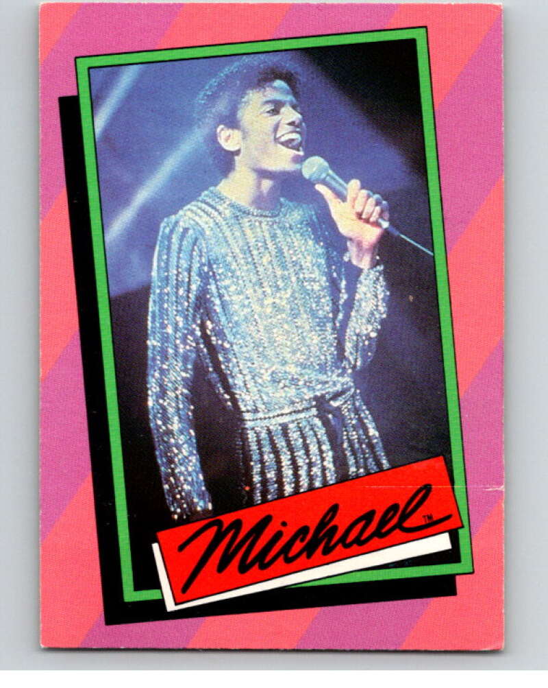 1984 Topps Michael Jackson #23 Michael Jackson's electric live  V67554 Image 1