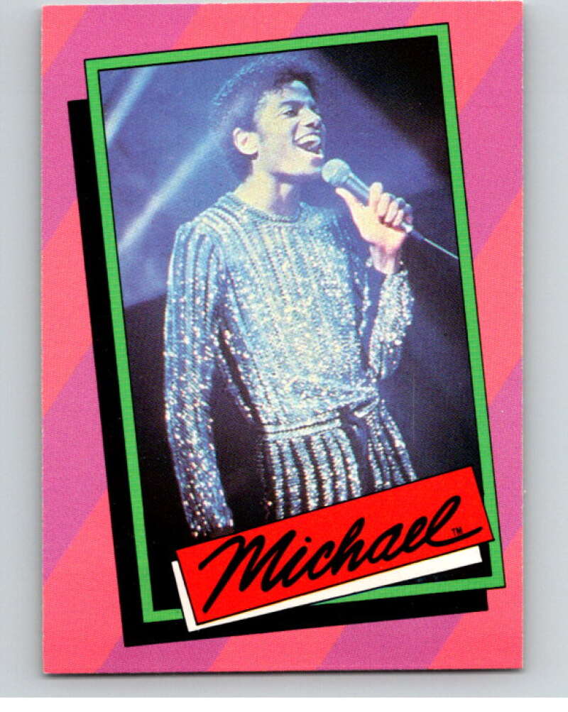 1984 Topps Michael Jackson #23 Michael Jackson's electric live  V67555 Image 1