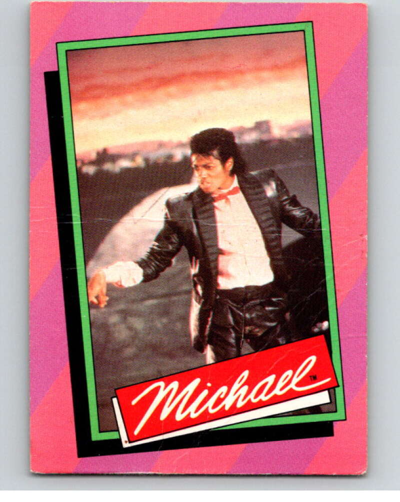 1984 Topps Michael Jackson #24 Michael Jackson's terrific  V67556 Image 1
