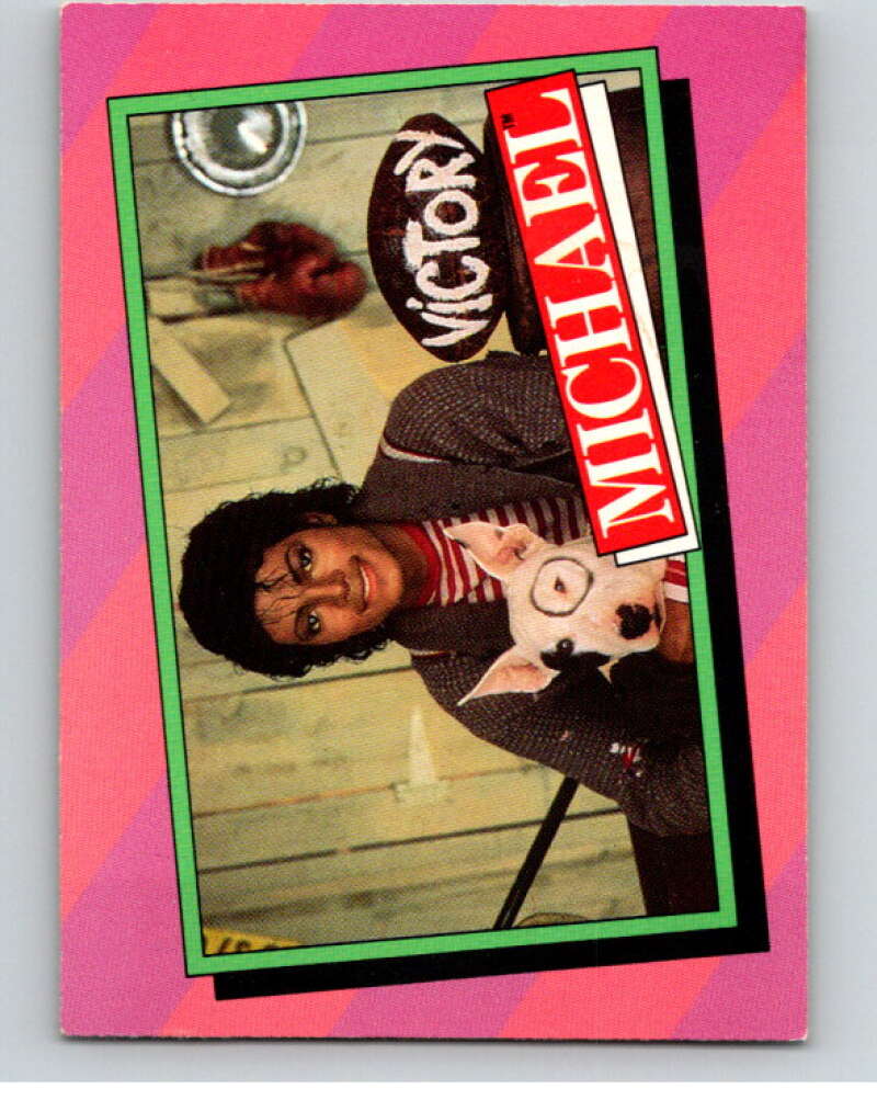 1984 Topps Michael Jackson #25 The videocassette  V67561 Image 1