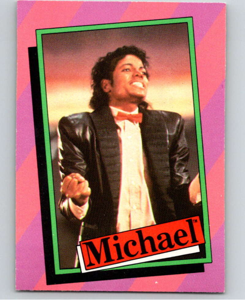 1984 Topps Michael Jackson #26 Thriller holds a number of records V67567 Image 1