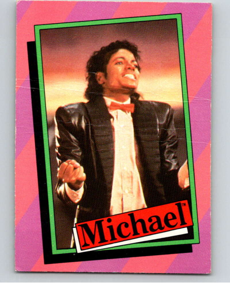 1984 Topps Michael Jackson #26 Thriller holds a number of records V67568 Image 1