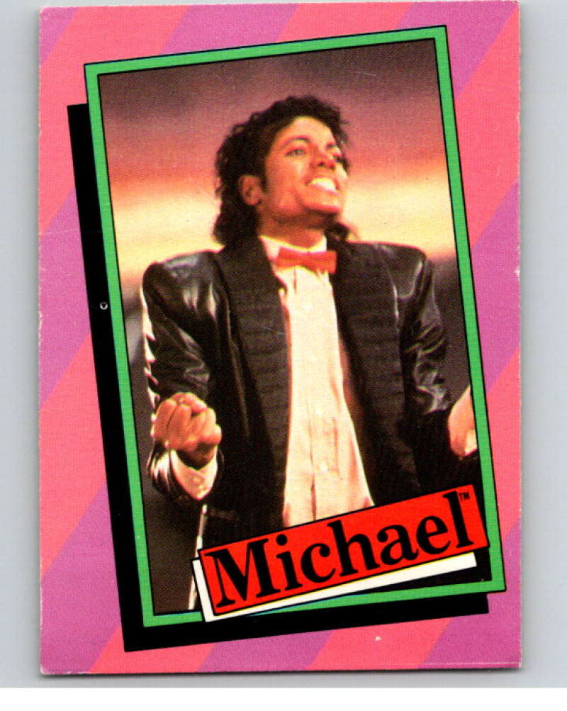 1984 Topps Michael Jackson #26 Thriller holds a number of records V67570 Image 1