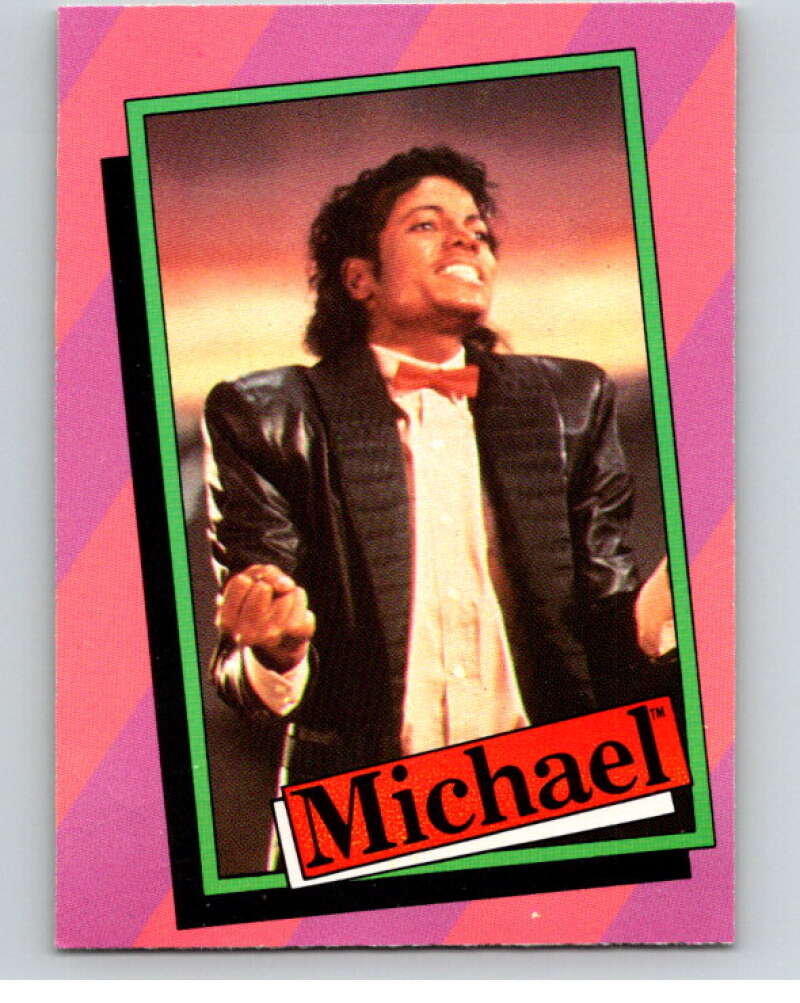 1984 Topps Michael Jackson #26 Thriller holds a number of records V67571 Image 1