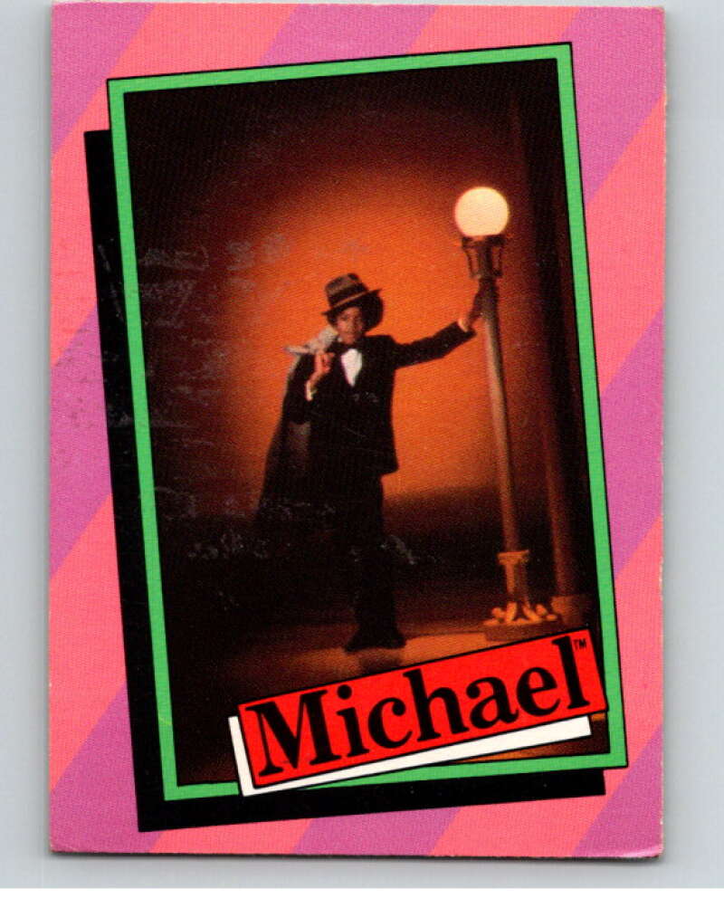 1984 Topps Michael Jackson #28 Michael's musical influences  V67579 Image 1