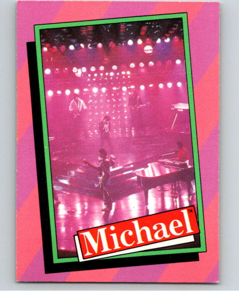 1984 Topps Michael Jackson #29 Michael started singing  V67581 Image 1