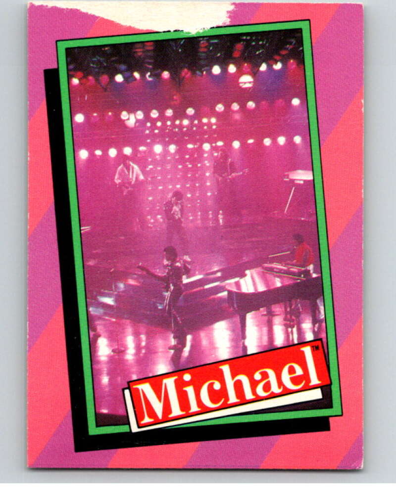 1984 Topps Michael Jackson #29 Michael started singing  V67582 Image 1